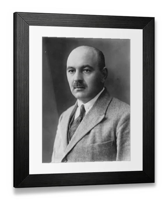 Framed Print : Distinguished Bulgarian visitors. M Boian Smiloff, former Minister of Justice