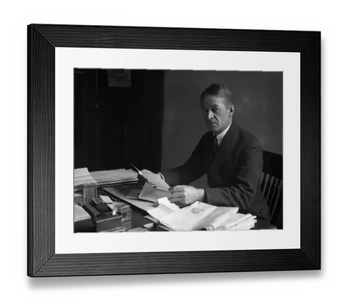 Framed Print : Captain Kristian Peestrud, the Norwegian Naval Attache in London. 10 March 1924 Framed Print : Captain Kristian Peestrud, the Norwegian Naval Attache in London. 10 March 1924
