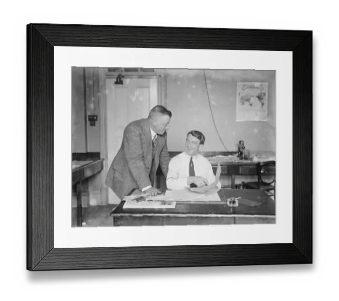 Framed Print : Freddie Welsh and Fred Ward ( Evening News ). Freddie Welsh ( 5 March 1886 ? Framed Print : Freddie Welsh and Fred Ward ( Evening News ). Freddie Welsh ( 5 March 1886 ?