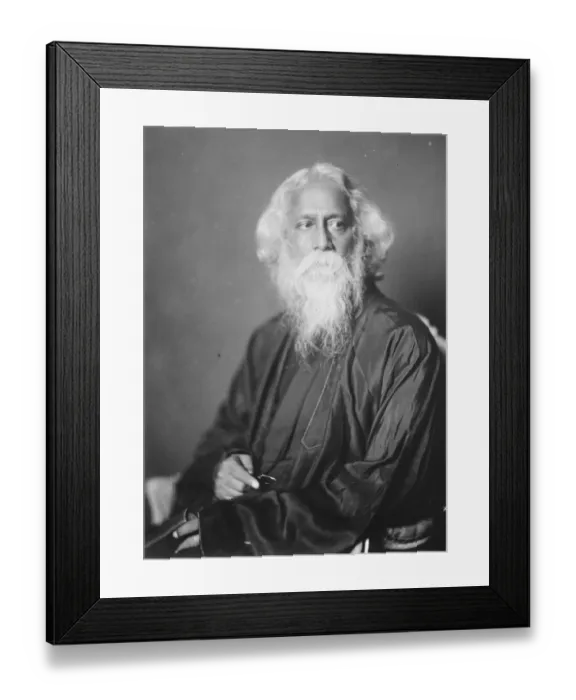 Framed Print : Sir Rabindranath Tagore 24 June 1926 Framed Print : Sir Rabindranath Tagore 24 June 1926