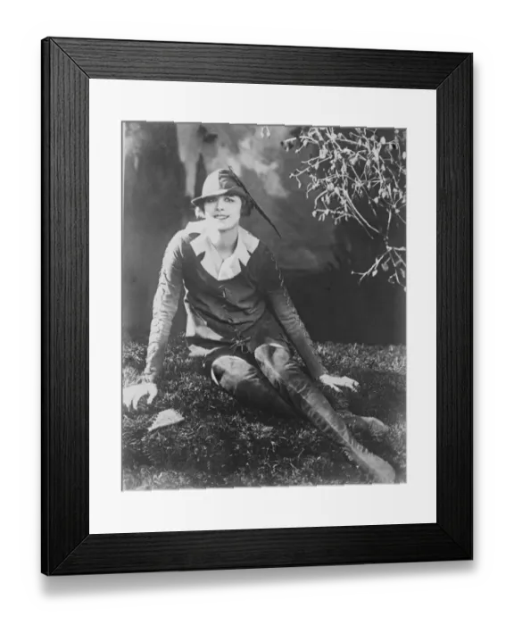 Framed Print : A new Peter Pan. A new Peter Pan arrived in New York when Marilyn Miller Framed Print : A new Peter Pan. A new Peter Pan arrived in New York when Marilyn Miller