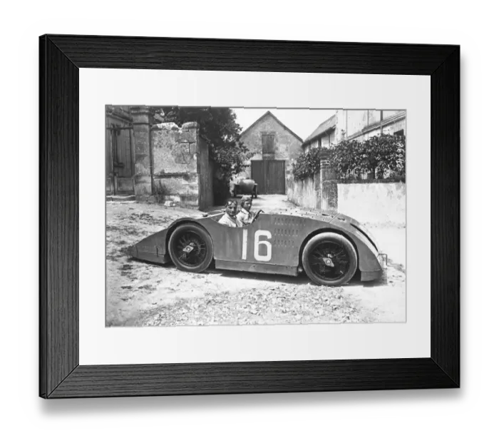 Framed Print : A curious car at big French motor race Marco and Zirn in their curious Bugatti II Framed Print : A curious car at big French motor race Marco and Zirn in their curious Bugatti II