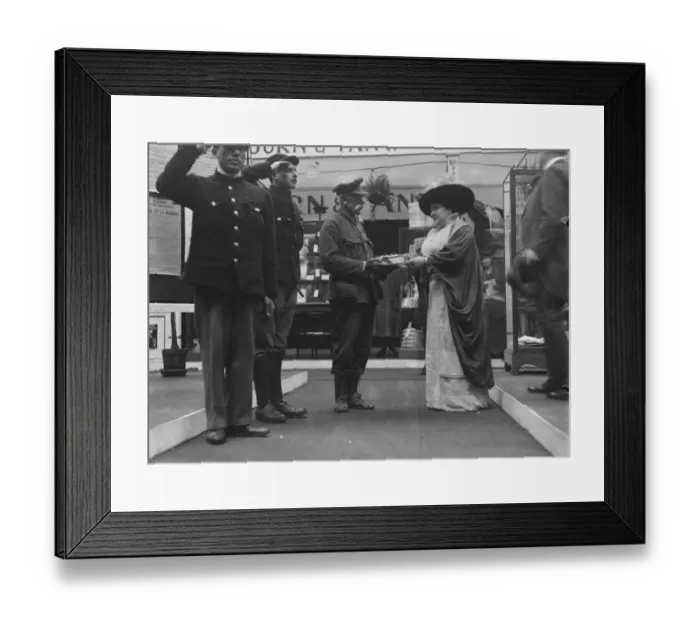 Framed Print : Miss C Griff, Woman engineer and metallurgist, Chairman of the all women engineering company CO Framed Print : Miss C Griff, Woman engineer and metallurgist, Chairman of the all women engineering company CO