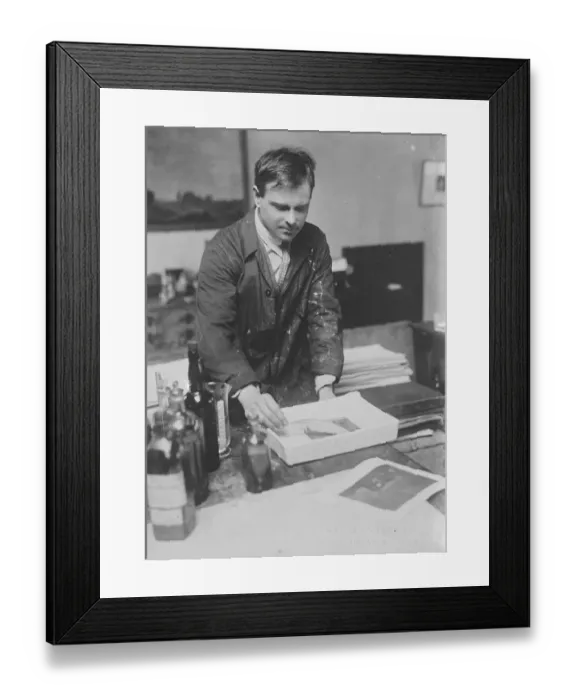 Framed Print : Mr Hesketh Hubbard and the old implacable. Mr Hesketh Hubbard, the brilliant young painter Framed Print : Mr Hesketh Hubbard and the old implacable. Mr Hesketh Hubbard, the brilliant young painter