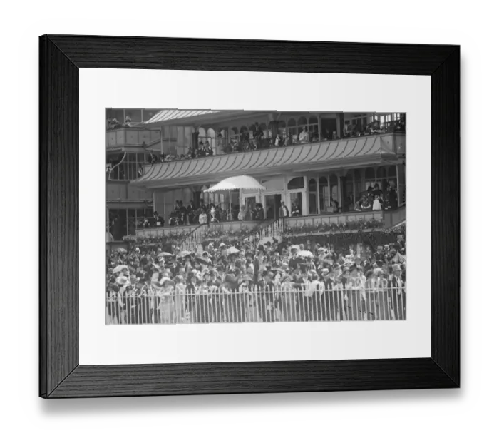 Framed Print : Royal Ascot. A general view of the scene in the Royal box and Royal enclosure Framed Print : Royal Ascot. A general view of the scene in the Royal box and Royal enclosure