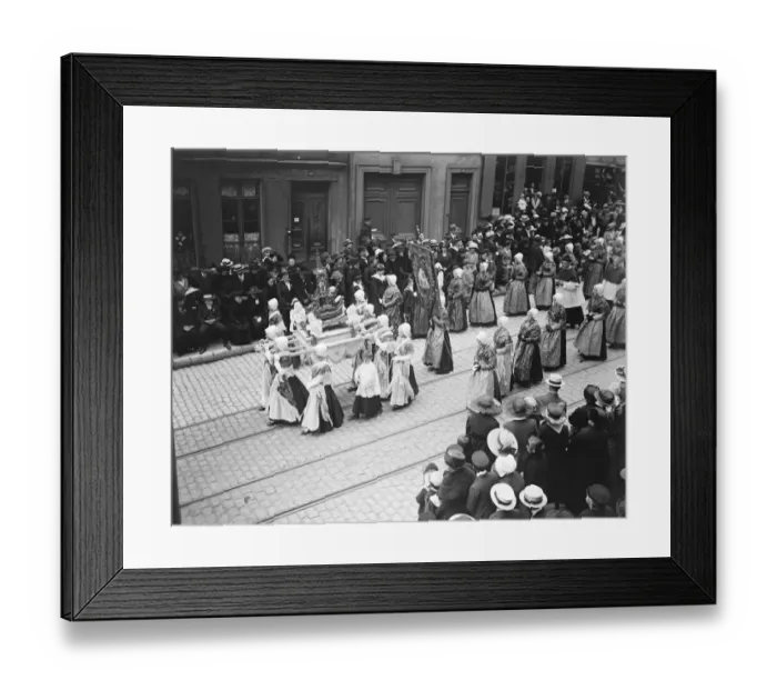Framed Print : Boulogne France, Procession of our lady of Boulogne Picturesque fisher folk in Framed Print : Boulogne France, Procession of our lady of Boulogne Picturesque fisher folk in