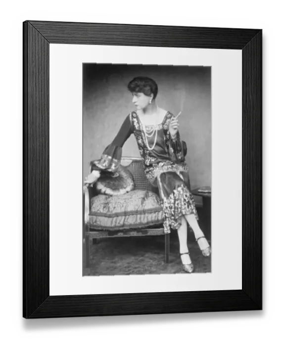 Framed Print : Presenting Somerset Maugham, to Scandinavia. Mme Toa Teje as she appears in Framed Print : Presenting Somerset Maugham, to Scandinavia. Mme Toa Teje as she appears in