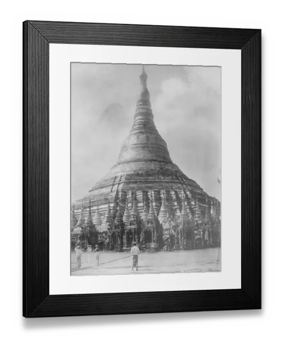 Framed Print : The Shwe Dagone Pagoda at Rangoon, which the Prince of Wales will visit 31 December Framed Print : The Shwe Dagone Pagoda at Rangoon, which the Prince of Wales will visit 31 December