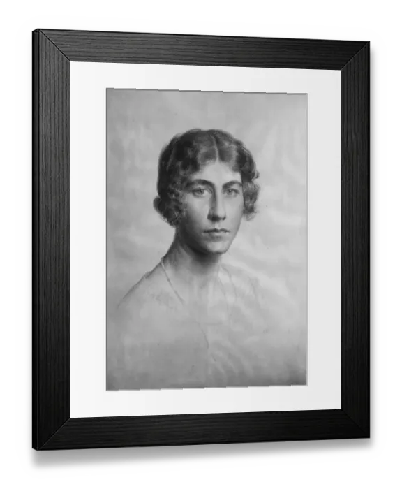 Framed Print : Miss Angela Trotter, daughter of Lady Trotter, who is to wed the Hon Edmund Pery Framed Print : Miss Angela Trotter, daughter of Lady Trotter, who is to wed the Hon Edmund Pery