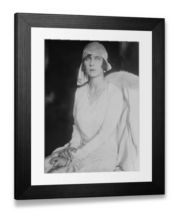 Framed Print : Princess Marie Jose in Belgium. 18 November 1929 Framed Print : Princess Marie Jose in Belgium. 18 November 1929