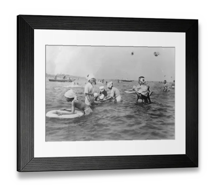 Framed Print : Family bathing in Japan A pretty scene at a popular bathing place near Tokyo Japan 16 Framed Print : Family bathing in Japan A pretty scene at a popular bathing place near Tokyo Japan 16