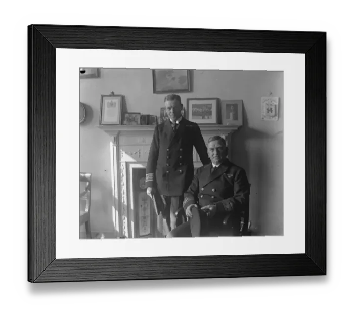 Framed Print : Rewards for the rescue from a derelict schooner. Presentations were made Framed Print : Rewards for the rescue from a derelict schooner. Presentations were made
