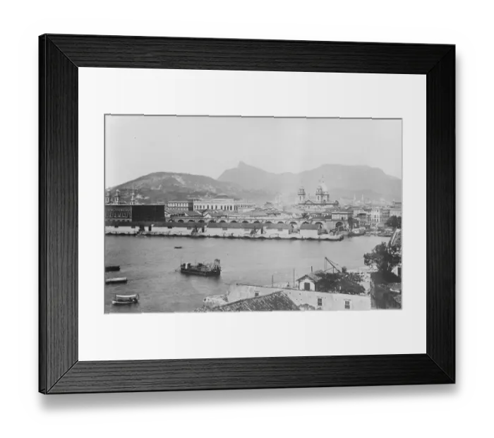 Framed Print : Scene of Brazils centenary celebrations. A view of Rio de Janeiro. 8 September 1922 Framed Print : Scene of Brazils centenary celebrations. A view of Rio de Janeiro. 8 September 1922