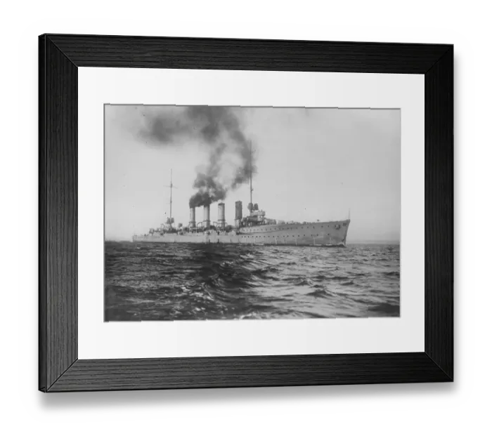 Framed Print : German Navy the SMS Karlsruhe was a light cruiser of the Karlsruhe class built by Framed Print : German Navy the SMS Karlsruhe was a light cruiser of the Karlsruhe class built by