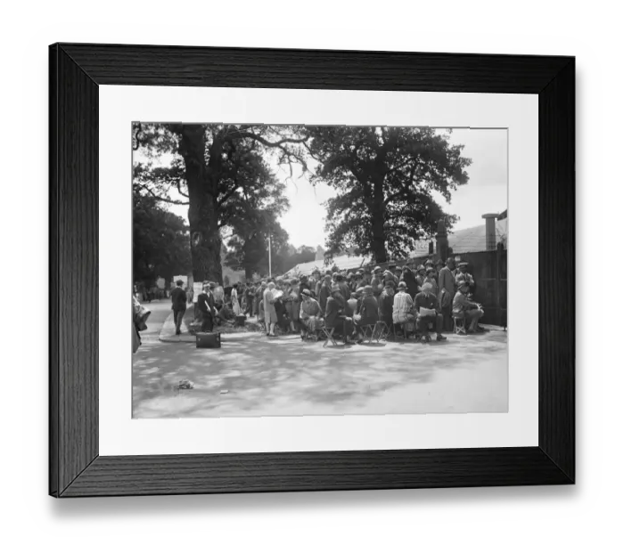 Framed Print : Bound to be present at the jubilee. The characteristic queue at Wimbledon. 21 Framed Print : Bound to be present at the jubilee. The characteristic queue at Wimbledon. 21