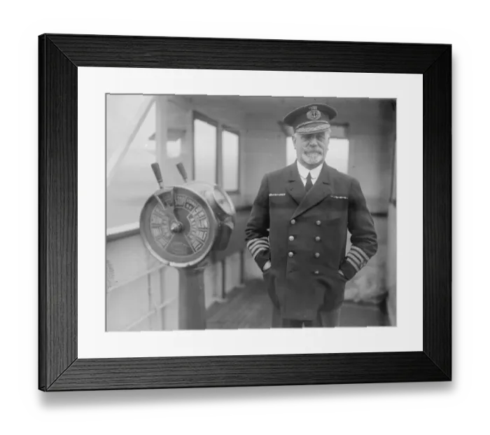 Framed Print : Survivors of the sinking liner horror. Captain Day of the SS Kinfauns Castle Framed Print : Survivors of the sinking liner horror. Captain Day of the SS Kinfauns Castle
