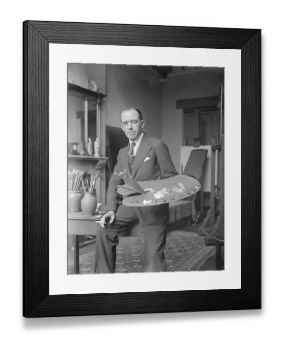 Framed Print : Mr Lloyd Georges 60th bitryjday. The latest portrait of Mr Lloyd George which Framed Print : Mr Lloyd Georges 60th bitryjday. The latest portrait of Mr Lloyd George which