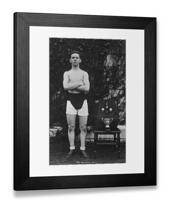 Framed Print : Bugler Harry Lake - Boxer 1922 Framed Print : Bugler Harry Lake - Boxer 1922