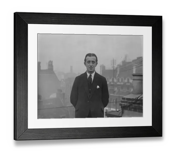 Framed Print : Mr Dinsley 30 September 1922 Framed Print : Mr Dinsley 30 September 1922