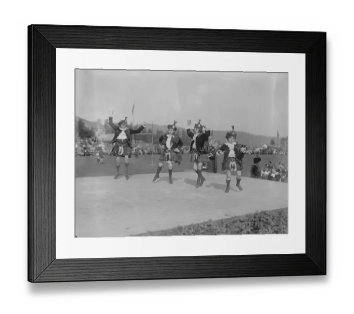 Framed Print : Braemar Gathering Children in the Highland Fling 8 September 1922 Framed Print : Braemar Gathering Children in the Highland Fling 8 September 1922