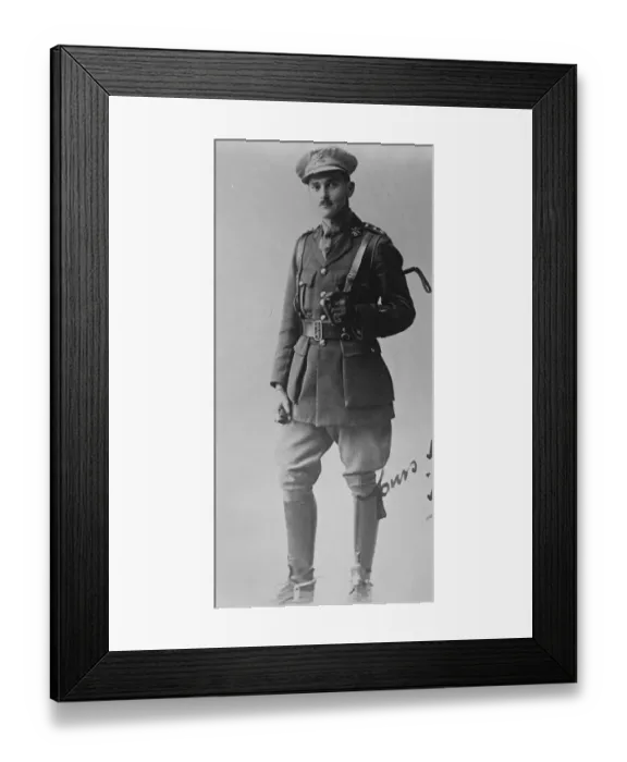 Framed Print : The missing Major Bailey. A fresh portrait of Major Bailey, who is wanted on a Framed Print : The missing Major Bailey. A fresh portrait of Major Bailey, who is wanted on a