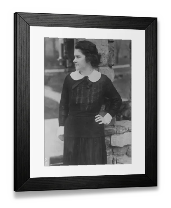 Framed Print : A new picture of Miss Matilde McCormick, of the wealthy American family, who is Framed Print : A new picture of Miss Matilde McCormick, of the wealthy American family, who is
