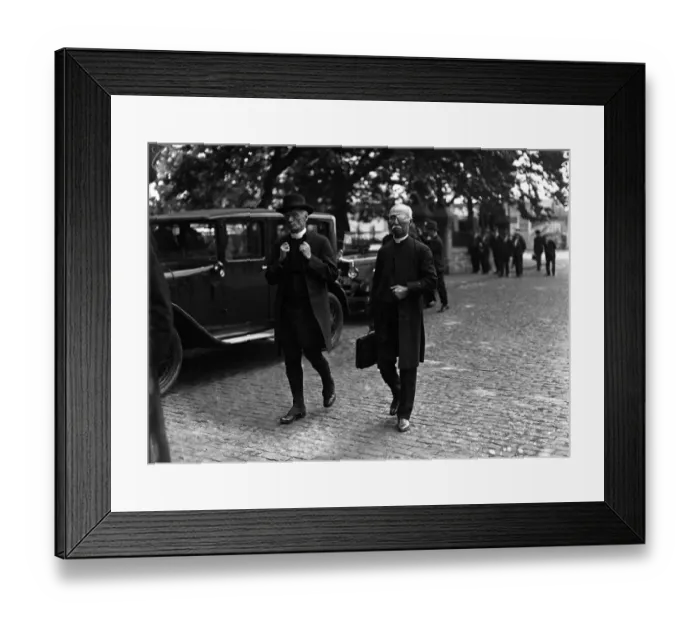 Framed Print : The Bishops conference in London. The Bishop of Tokyo arrives