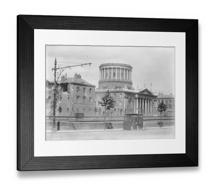 Framed Print : The Great Battle of Dublin The capture of the four courts Dublin A view of Framed Print : The Great Battle of Dublin The capture of the four courts Dublin A view of