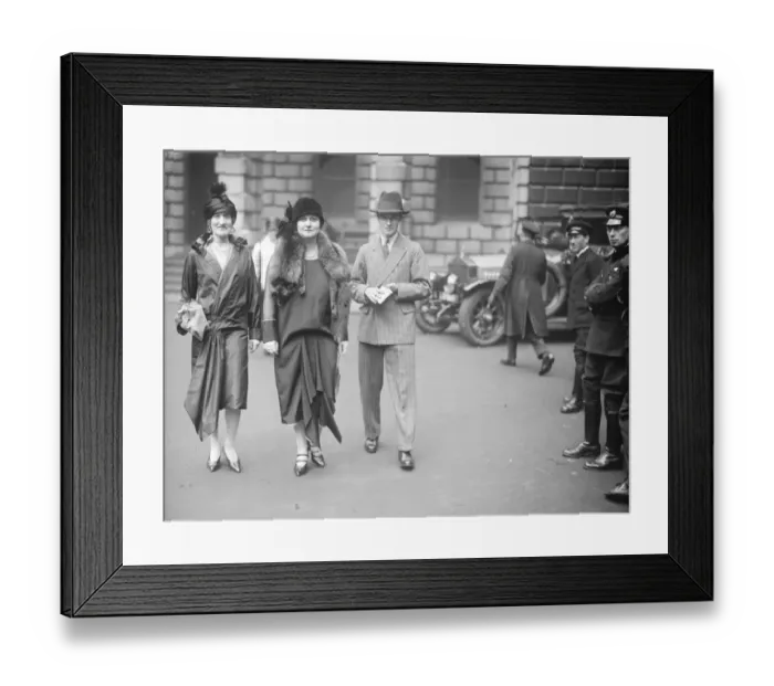Framed Print : Private view day at the Royal Academy. Lady Oxford and Asquith with Princess Bibesco Framed Print : Private view day at the Royal Academy. Lady Oxford and Asquith with Princess Bibesco