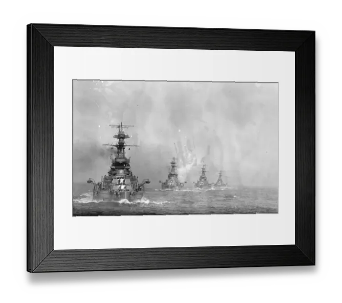 Framed Print : The King leads his fleet at Torbay. The Atlantic Fleet entered Torbay with Framed Print : The King leads his fleet at Torbay. The Atlantic Fleet entered Torbay with