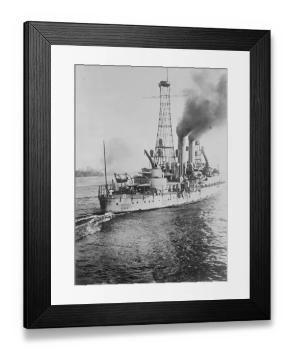 Framed Print : Funeral of a Battleship The old battleship Kentucky, which it is expected will Framed Print : Funeral of a Battleship The old battleship Kentucky, which it is expected will