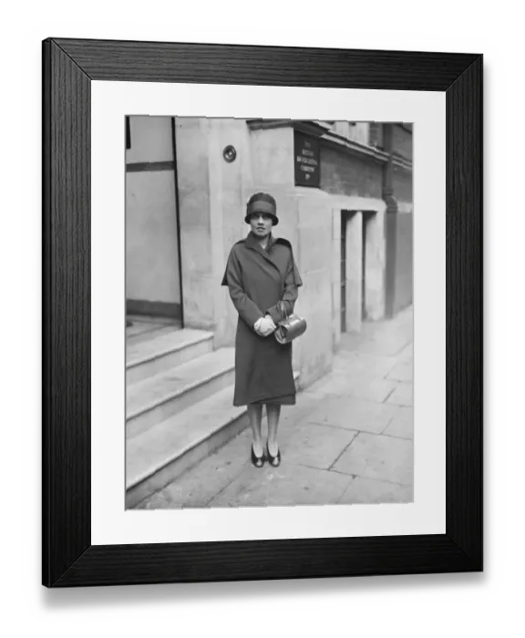 Framed Print : Miss Anita Loos ( Mrs John Emerson ) Authoress of Gentleman Prefer Blondes Standing Framed Print : Miss Anita Loos ( Mrs John Emerson ) Authoress of Gentleman Prefer Blondes Standing