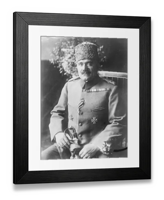 Framed Print : Led the Turks into the neutral zone. Zeju Pasha, in command of the 2nd Turkish Framed Print : Led the Turks into the neutral zone. Zeju Pasha, in command of the 2nd Turkish