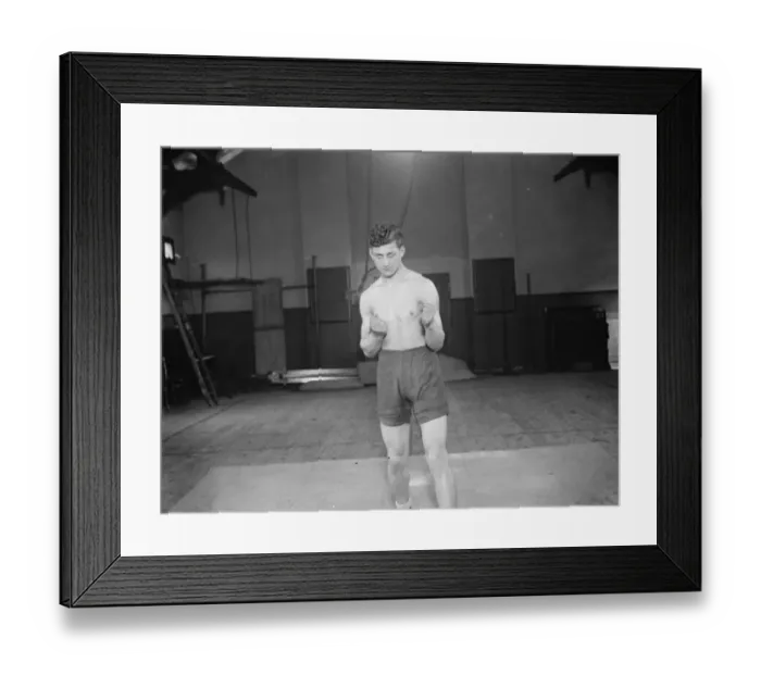 Framed Print : Ted Sandwina. The German - American heavy weight boxer. 1 May 1927 Framed Print : Ted Sandwina. The German - American heavy weight boxer. 1 May 1927