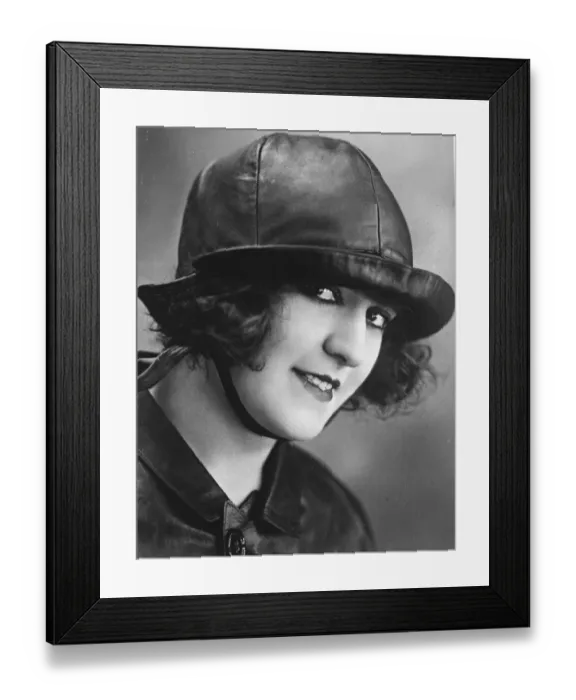 Framed Print : Daughter of famous tragedian wins tragedy prize. Mlle Sully, who has won the first