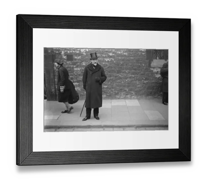 Framed Print : Abbey burial for famous musician. Sir Charles Villiers Stanford, the famous composer Framed Print : Abbey burial for famous musician. Sir Charles Villiers Stanford, the famous composer