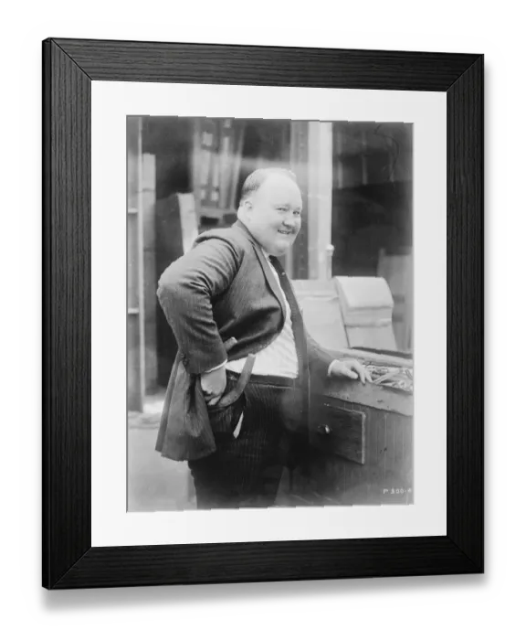 Framed Print : Walter Hiers, Film Actor 1924