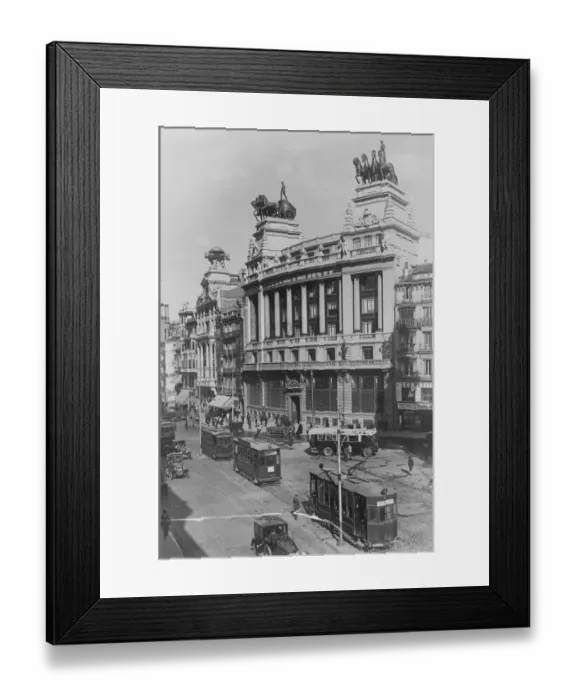 Framed Print : The striking new building of the bank of Bilbao at Madrid. 26 October 1926 Framed Print : The striking new building of the bank of Bilbao at Madrid. 26 October 1926