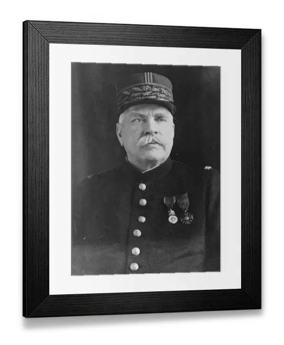 Framed Print : Marshal Joffre, a new portrait. 13 January 1923