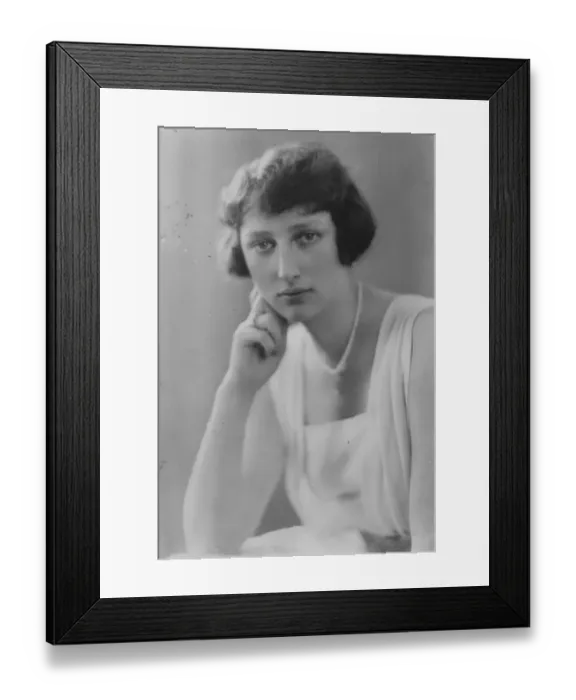 Framed Print : Princess Martha of Sweden 1926 Framed Print : Princess Martha of Sweden 1926