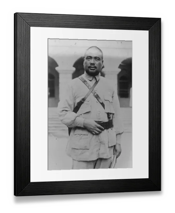Framed Print : Marshal Feng Yu Hsiang. Late Minister of war in the National Government of China