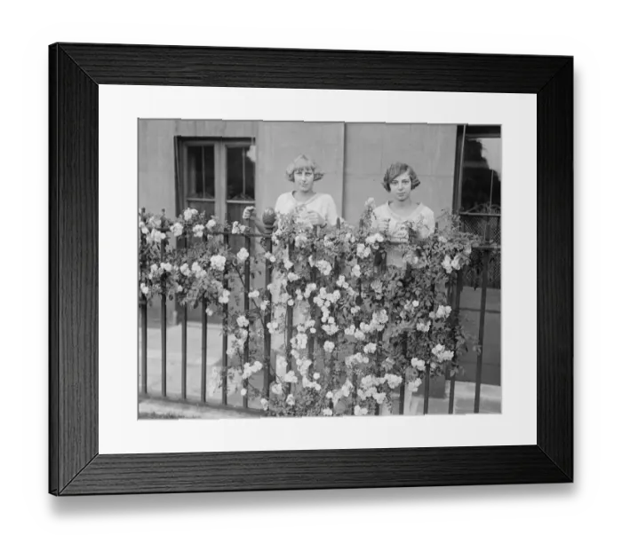 Framed Print : London Royal Visitors Infanta Beatrice and Infanta Christina seen in Kensington Framed Print : London Royal Visitors Infanta Beatrice and Infanta Christina seen in Kensington