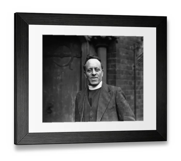 Framed Print : The Reverend William White, well known in Australia as a novelist, who has been Framed Print : The Reverend William White, well known in Australia as a novelist, who has been
