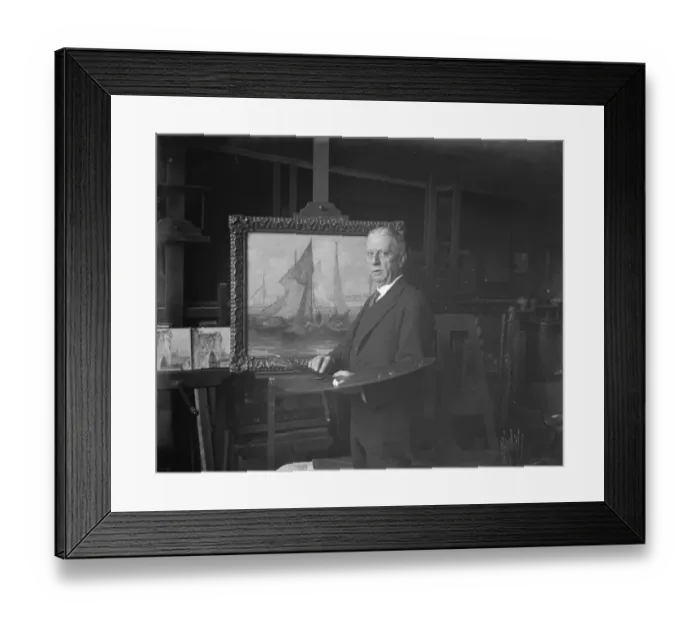 Framed Print : After Exhibiting for 34 years Mr terrick Williams, who has just been elected an Framed Print : After Exhibiting for 34 years Mr terrick Williams, who has just been elected an