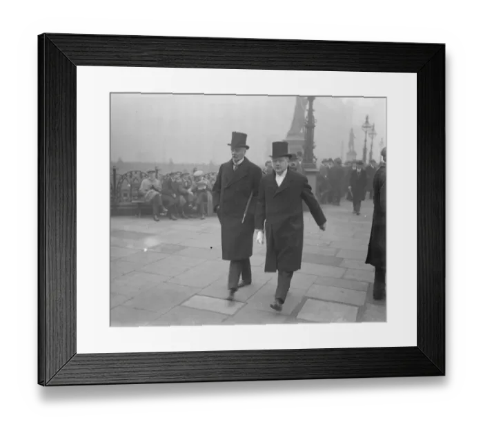 Framed Print : Newly Elected Parliament Assembles The Lord Chancellor ( Lord Cave ) arriving with Framed Print : Newly Elected Parliament Assembles The Lord Chancellor ( Lord Cave ) arriving with