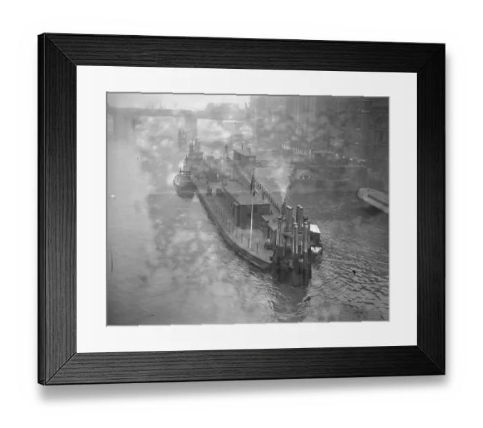 Framed Print : Old Swan Pier London Bridge 2 May 1928 Framed Print : Old Swan Pier London Bridge 2 May 1928