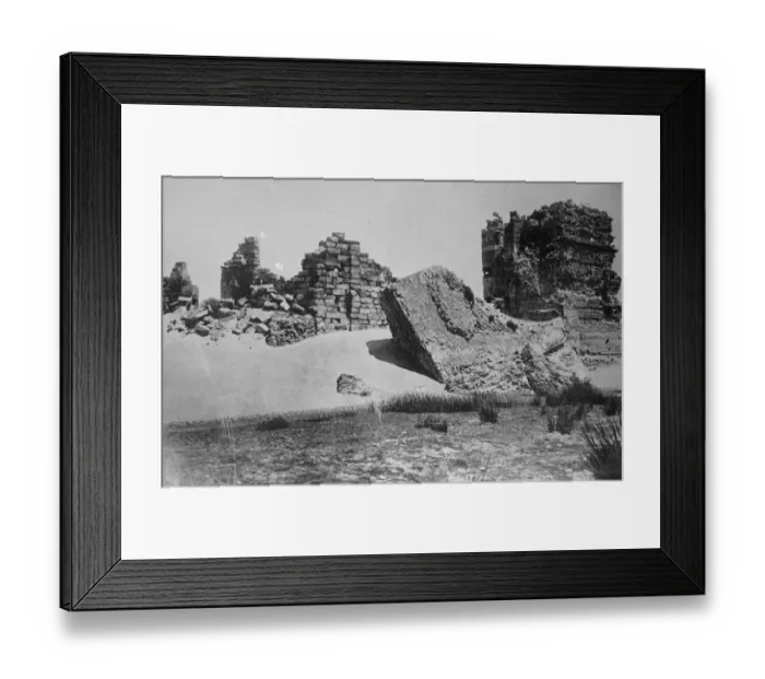 Framed Print : Remarkable discoveries in Tripolitania Walls of the 17 year old Roman imperial Palace Framed Print : Remarkable discoveries in Tripolitania Walls of the 17 year old Roman imperial Palace