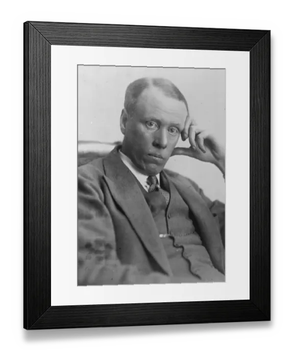 Framed Print : Author of Elmer Cantry. There will be published next Thursday in London a book