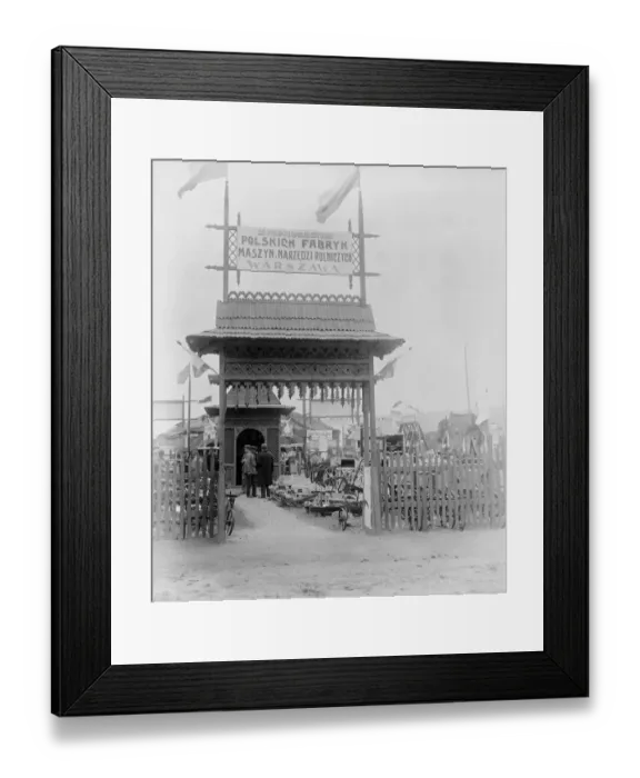 Framed Print : Lemberg Fair Germany Entrance to Agricultural section 25 October 1921 Framed Print : Lemberg Fair Germany Entrance to Agricultural section 25 October 1921