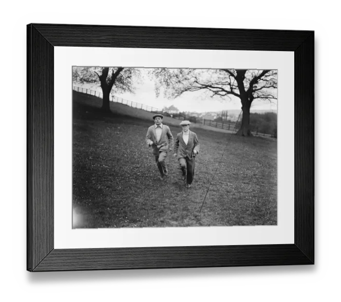 Framed Print : Jimmy Wilde getting fit to meet Pancho Villa for worlds title on the Welsh Hills Framed Print : Jimmy Wilde getting fit to meet Pancho Villa for worlds title on the Welsh Hills